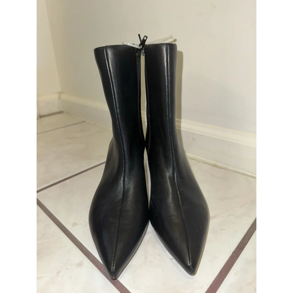 NEW Antonio Melani Jennifer Sumko‎ Boots Women Black Kitten Heel Size 6